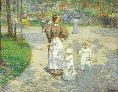 Spring in Central Park by Childe Hassam