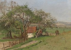 Spring Landscape by Leopold Otto Strützel