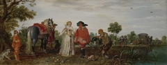 Spring (The Meeting) by Adriaen Pietersz. van de Venne