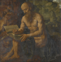 St Jerome by Jan Sanders van Hemessen