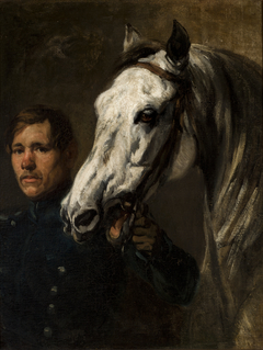 Stable Boy Holding the Horse by the Bridle by Piotr Michałowski