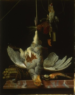 Still Life with Birds by Hendrick Fromantiou