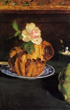 Still Life with Brioche (Nature morte à la brioche) by Edouard Manet