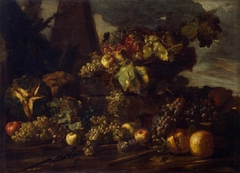 Still Life with Grapes by Michele Pace del Campidoglio