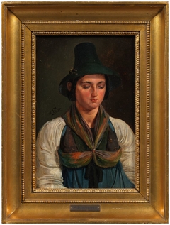 Study of a Woman in Tyrolean Costume by Niels Simonsen