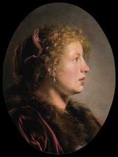 Study of a Young Woman in Profile by Salomon de Bray