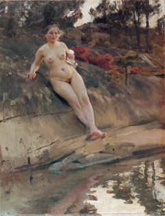 Sunbathing Girl by Anders Zorn