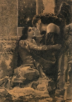 Tamara and Demon by Mikhail Vrubel