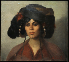 Tête de femme de Biskra by Marie Caire-Tonoir