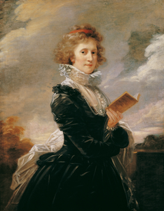 The actress Josefa Hortensia Füger, the wife of the artist by Heinrich Füger