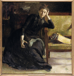 The artist Eva Bonnier by Richard Bergh