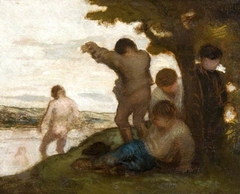 The Bathers by Honoré Daumier