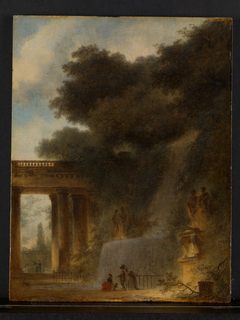 The Cascade by Jean-Honoré Fragonard