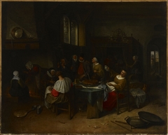 The Christening Feast by Jan Steen