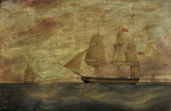 The clipper Roscoe by Samuel Walters