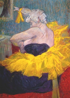 The clownesse cha-u-kao at the Moulin Rouge (La Clownesse Cha-U-Kao) by Henri de Toulouse-Lautrec