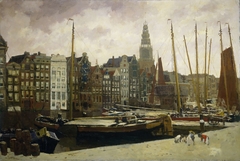 The Damrak, Amsterdam by George Hendrik Breitner