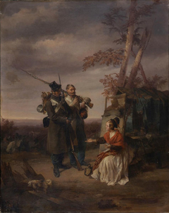 The female sutler (1846) by Domenico Induno