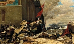 The Fire in the Tuileries by Georges Clairin