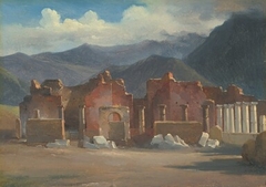 The Forum at Pompeii by Achille Etna Michallon