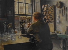 The Glass Engraver by Charles Frederic Ulrich