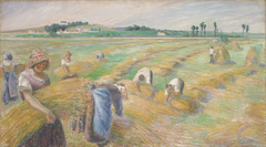 The Harvest by Camille Pissarro