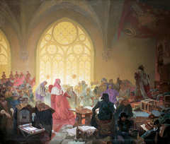 The Hussite King Jiří of Poděbrady by Alphonse Maria Mucha