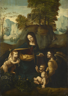 The Madonna of the Rocks by Anonymous