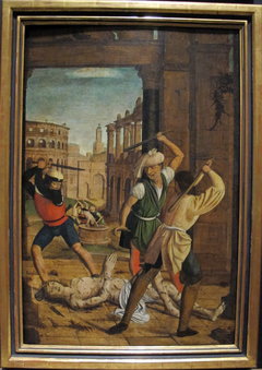 The Martyrdom of Saint Sebastian by Josse Lieferinxe