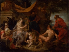 The Music Competition of Pan and Apollo (The Music Competition of Apollo and Silenus) by Godfried Maes