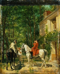 The Roadside Inn by Jean-Louis-Ernest Meissonier