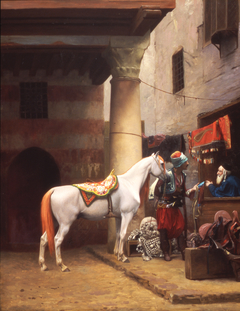 The Saddle Bazaar, Cairo by Jean-Léon Gérôme