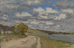 The Seine Near its Estuary, Honfleur by Claude Monet