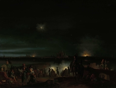 The Shelling of ’s-Hertogenbosch by the French by Josephus Augustus Knip