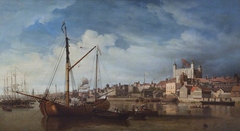 The Thames by the Tower of London by Samuel Scott