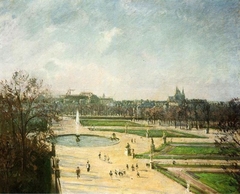 The Tuileries Garden, Morning, Sunshine by Camille Pissarro