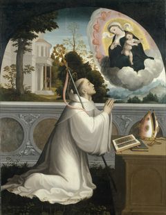 The Virgin Appears to Saint Bernard by Juan Correa de Vivar