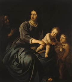 The Virgin Mary with the Infant Christ, St Elizabeth and St John the Baptist by Jacob Adriaensz Backer