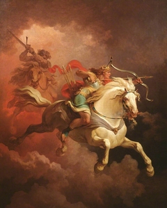 The Vision of the White Horse by Philip James de Loutherbourg