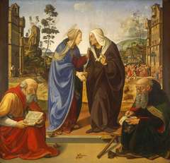 The Visitation with Saint Nicholas and Saint Anthony Abbot by Piero di Cosimo