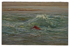 The Wave-Whitewater, Brookville, Indiana (Autumn on Whitewater) by J Ottis Adams