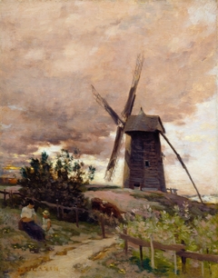 The Windmill by Jean-Charles Cazin