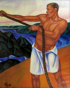 The Worker by Kuzma Petrov-Vodkin