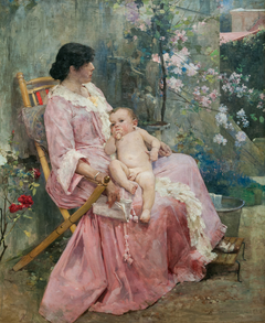 The Young Mother by Arturo Michelena