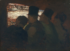 Theater Audience by Honoré Daumier