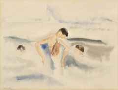 Three Figures in Water by Charles Demuth