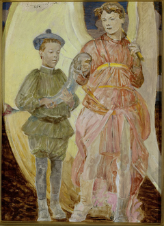 Tobias and the angel by Jacek Malczewski