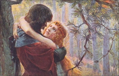 Tristan and Iseult by Gaston Bussière