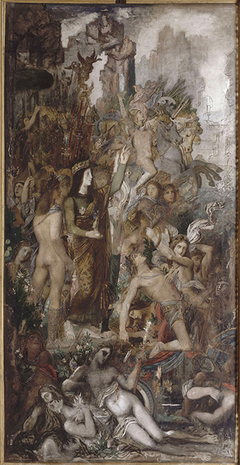 Tyrtaeus Singing While Fighting by Gustave Moreau