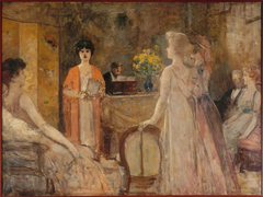 Un mardi, soirée chez Madeleine Lemaire by Henri Gervex